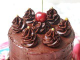 Vegan Chocolate Cherry Cake