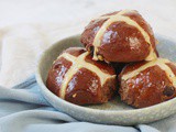 Vegan Chocolate Orange Hot Cross Buns