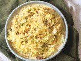 Vegan Creamed Cabbage and Leeks