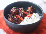 Vegan Korean Meatballs