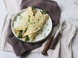 Vegan Mushroom and Asparagus Crêpes