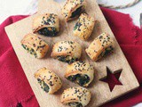 Vegan Spinach and Artichoke Rolls