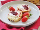 Vegan Strawberry and Almond Scones