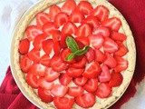Vegan Tarte Aux Fraises (Vegan Strawberry Tart)