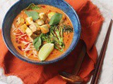 Vegan Thai Red Curry Noodle Soup