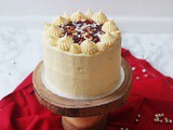 Vegan White Chocolate and Cranberry Cake