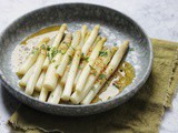 White Asparagus with Butter Vinaigrette