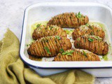 Wild Garlic Hasselback Potatoes