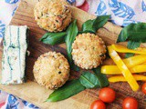 Wild Garlic Sourdough Scones (vegan)