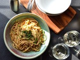 Linguine with Sea Urchin Roe (Uni) Sauce