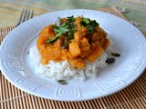 Moroccan Stewed Pumpkin with Chickpeas and Preserved Lemon