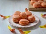 Orange Blossom-Saffron-Vanilla Macarons