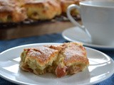 Rhubarb Sour Cream Scones