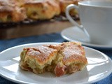 Rhubarb Sour Cream Scones