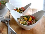 Toasted Bulghur Salad with Spring Vegetables and Lemon-Tahini Dressing