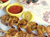 My religion is very simple. My religion is kindness. Dalai Lama and Grilled Shrimp with Cocktail Sauce