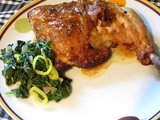 Timid salesmen have skinny kids. -Zig Ziglar and Grilled Banana Pepper Brined Chicken with Honey Butter Sauce for Two