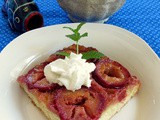 Well done is better than well said. – Benjamin Franklin and Plum Upside Cake