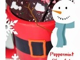 Peppermint Chocolate Patty Holiday Bark Christmas Goodies