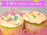 {Pinwheel Blog Hop} Skinny Funfetti Cupcake and Pinwheel Cupcake Toppers