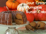 Sour Cream Pumpkin Bundt Cake