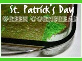 St. Patrick's Day Green Cornbread Recipe