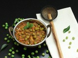 Aloo Matar Masala Recipe / Potato & Peas Masala Recipe