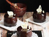 Chocolate and Coffee Mousse Entremets’ with Chocolate Mirror Glaze