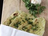 Coriander and Garlic Naan Recipe