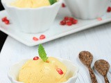 Homemade Mango Ice Cream