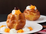 Mango and Passion Fruit Flavored Savarin ~ April 2013 Daring Bakers Challenge