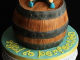 Wine Barrel Cake