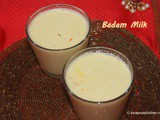 Badam Milk | Almond Milk Recipe