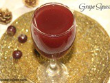 Grape Squash Recipe
