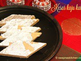 Kesar Kaju Katli / Kesar kaju burfi