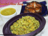 Murungai Poo Poriyal / Drumstick Flower Curry