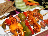 Paneer Tikka recipe ( using oven and stove top)