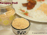 Paruppu Podi (with garlic)