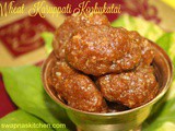 Wheat palm jaggery dumplings / Godhumai karupatti kozhukatai