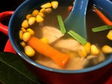 Clear Chicken Soup with Lemon Grass