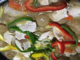 Colourful chicken stew