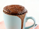 Chocolate and Peanut Butter Mug Cake