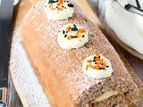 Halloween Fall Spice Swiss Roll