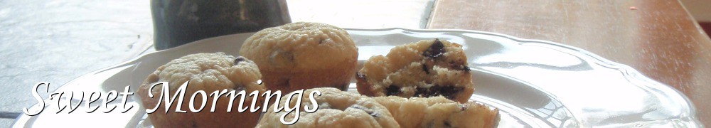 Very Good Recipes - Sweet Mornings