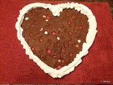 Chocolate MandM Valentine Cookie