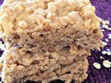 Maple Oat Nut Bar Cookies