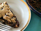 Peanut Butter Chocolate Chip Pie #SundaySupper