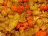 Spicy Carrots and Potatoes #SundaySupper