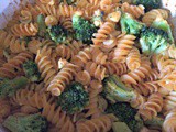 Vegetarian Buffalo Broccoli Pasta