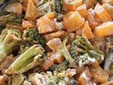 Warm Potato and Broccoli Buffalo Salad #SundaySupper